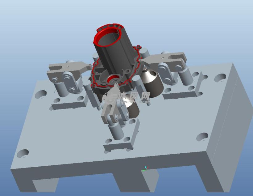 加工中心气动工装设计