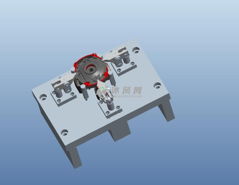 加工中心气动工装设计