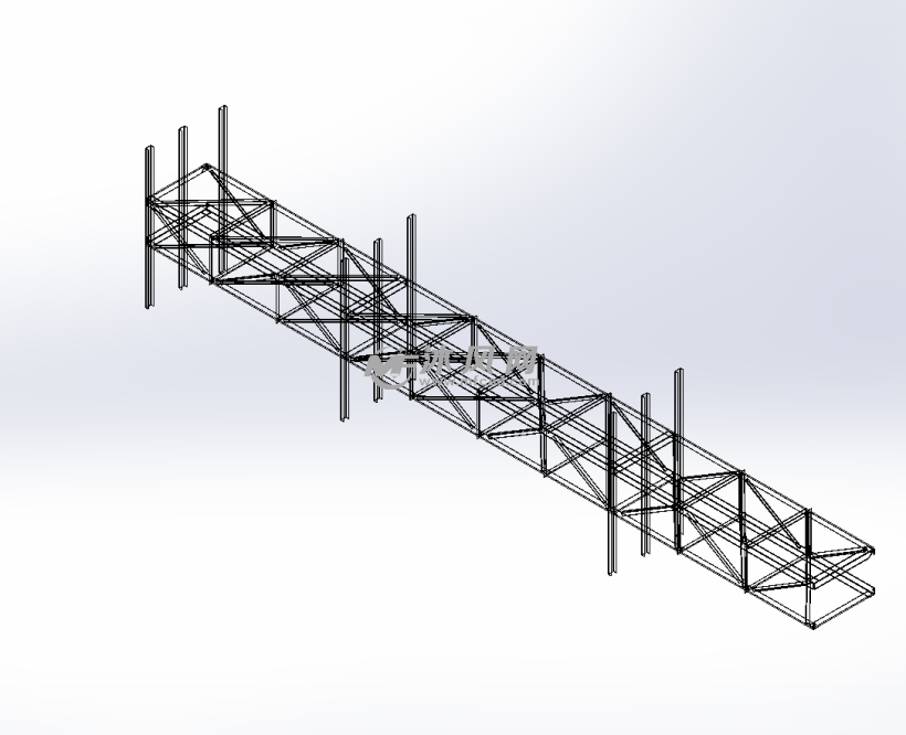 管道钢结构支撑架