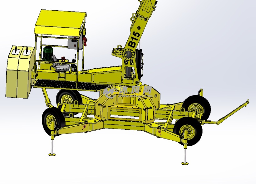 混凝土泵送支架整套三维模型及二维CAD图纸