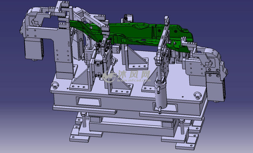 汽车纵梁焊接夹具