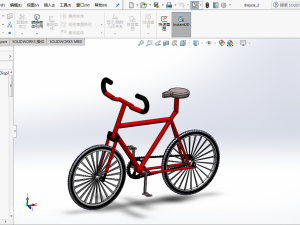 solidworks自行车图纸