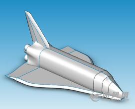 航天飛機模型圖-航空航天圖紙-沐風網