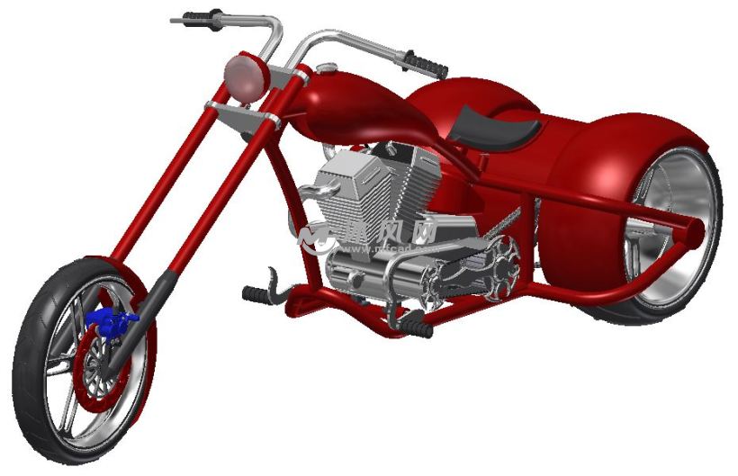 三轮摩托模型
