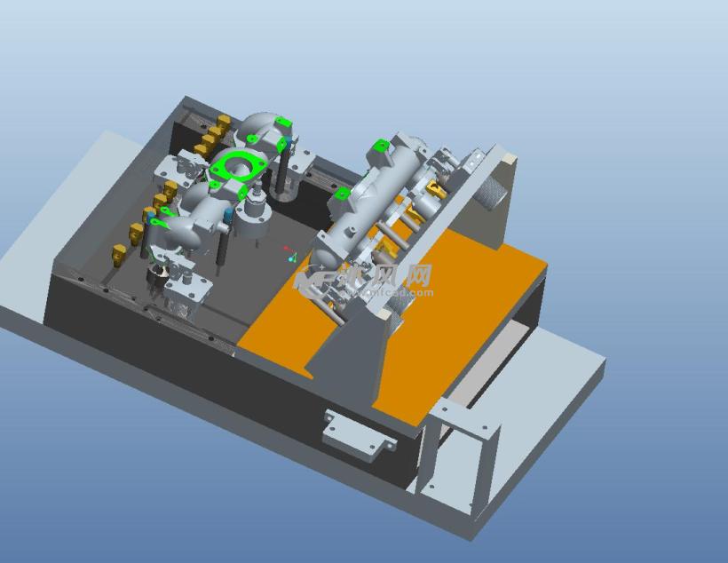 加工中心液压工装(2工位)