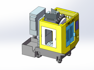 新fanuc加工中心三维