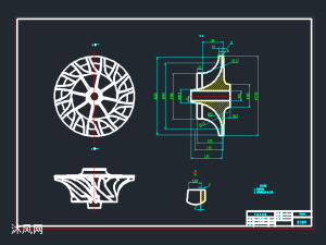 新型y型叶片叶轮组装
