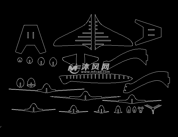 原创布加迪威龙100p激光切割图纸