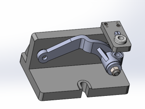 k599-转向臂钻φ9.3孔夹具设计三维图