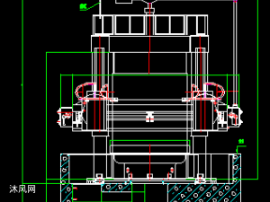 c5225 双柱立式车床地基图