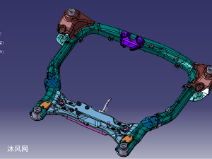 紧凑型家用轿车副车架装置