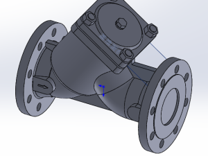 透明y型过滤器 - solidworks小五金模型下载 - 沐风图纸