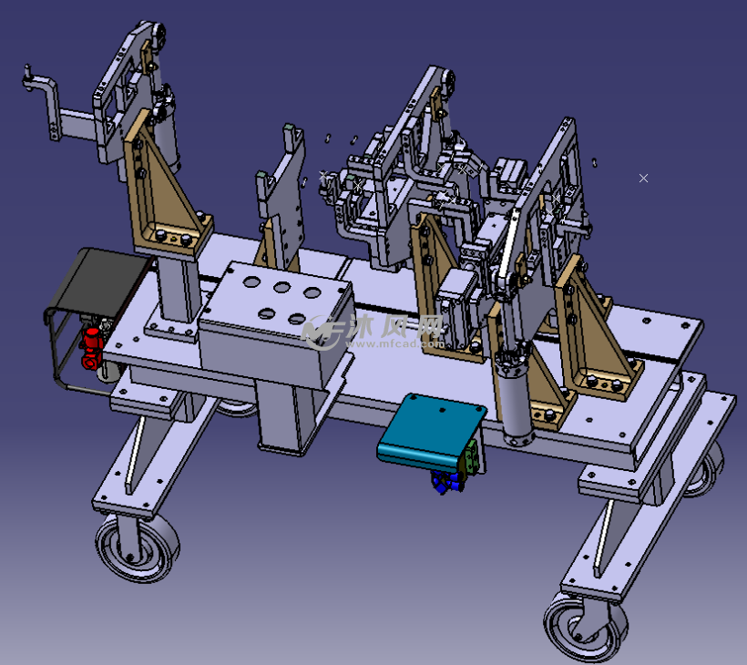 汽车b柱加强板总成焊接夹具设计