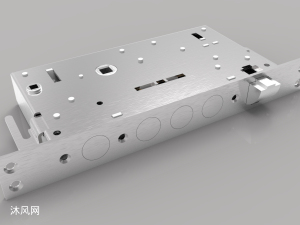 防盗门圆柱锁体6052