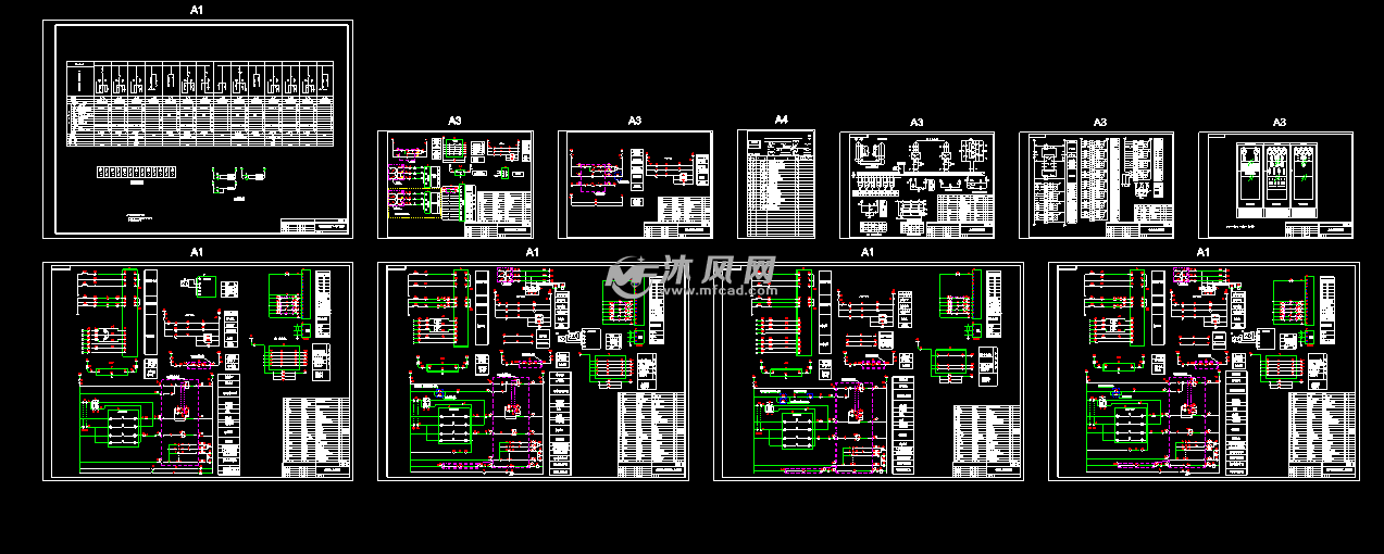 开闭所电气全套图纸