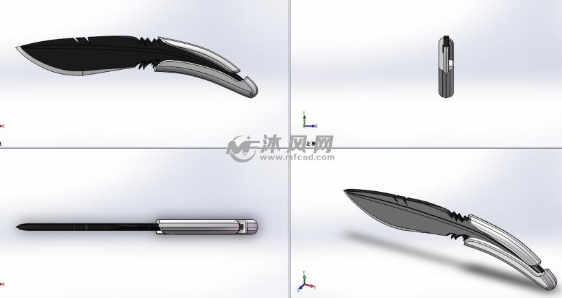 羽毛刀设计