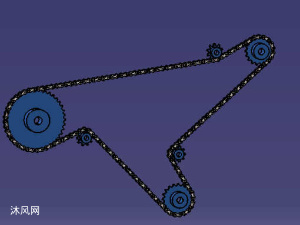 链轮链条ug模型