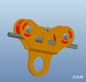 简单索道滑轮组三维模型图纸合集的封面图