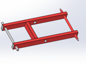 头枕金属管支撑架模具