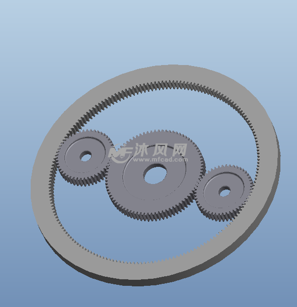 回转机构传动模型