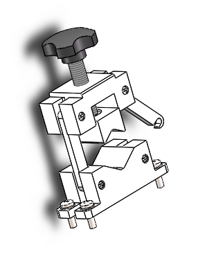 气动夹具三维模型设计