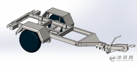 30kw移动式拖车-专用车图纸-沐风网