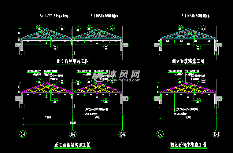 采光井图纸标识图片