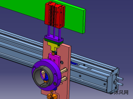 内撑移动夹紧机构