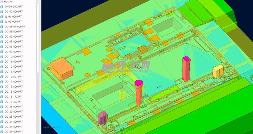 分模线图3d效果