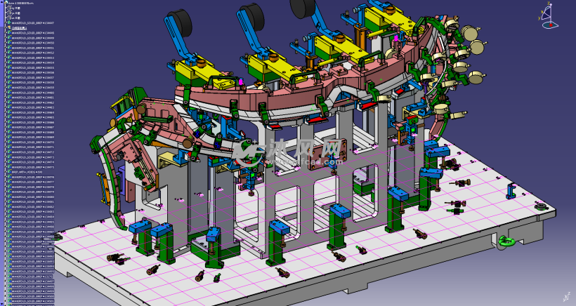 汽车前保险杠检具设计方案