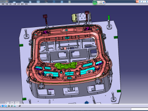 汽车后盖滚边胎膜系统设计模型