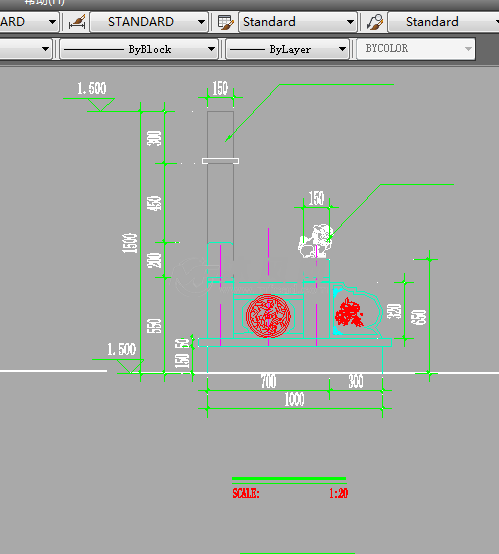 陵墓墓碑墓穴做法详图 - autocad其他详图∕图库图纸 - 沐风图纸