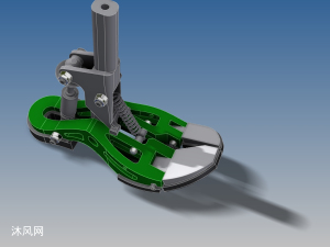 6脚运动机械脚sw2016 - 机器人模型图纸 -沐风网