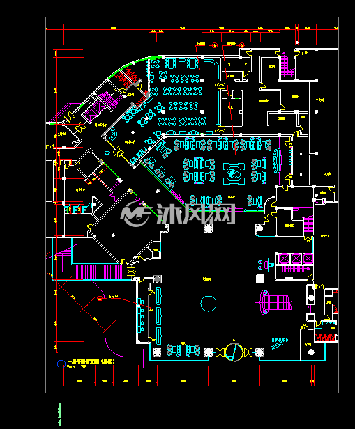 锦江酒店cad平面图及效果图 - cad酒店宾馆施工方案图纸下载,免费cad