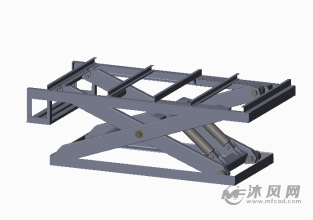 剪叉式升降机整体结构