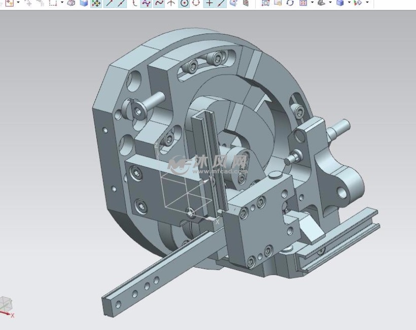 ug11.0版本festo机器人公司机械传动结构模型