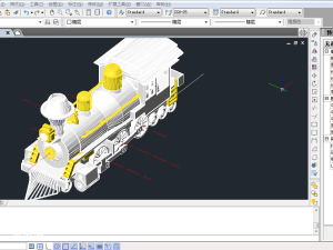 蒸汽火車汽笛發生裝置模型 - solidworks小五金模型下載 - 沐風圖紙