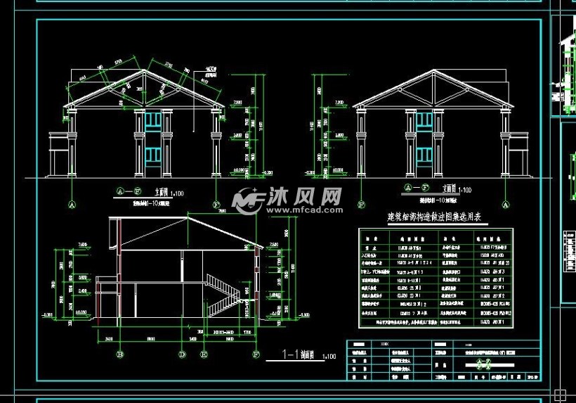 建筑剖面图怎么看,建筑剖面图讲解,建筑剖面图怎么画_大山谷图库