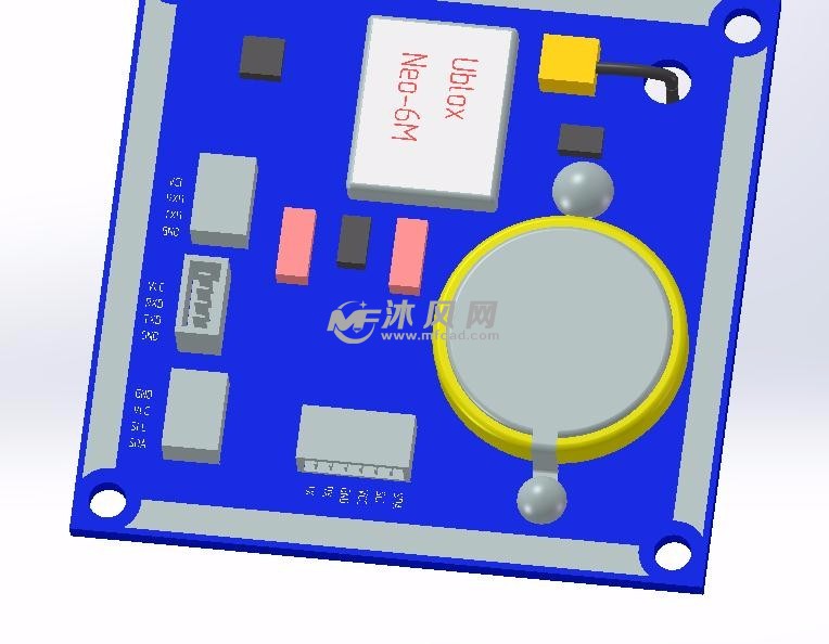 gps电子模块模型