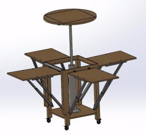可折叠伸缩变形凳子图纸合集的封面图