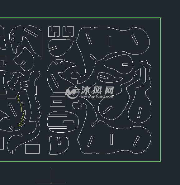 3d切割拼插图纸图纸下载_人体/动物模型图纸 - 沐风网