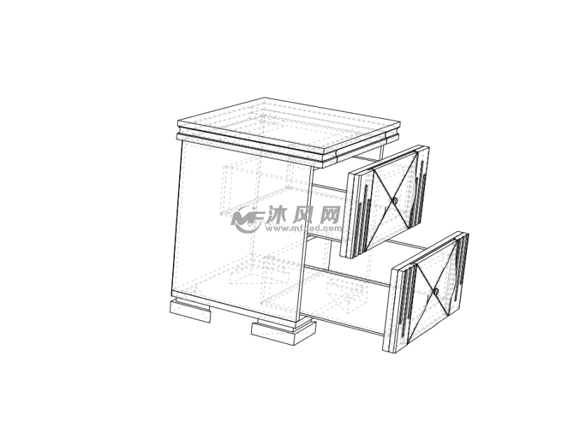 立体抽屉怎么画图片