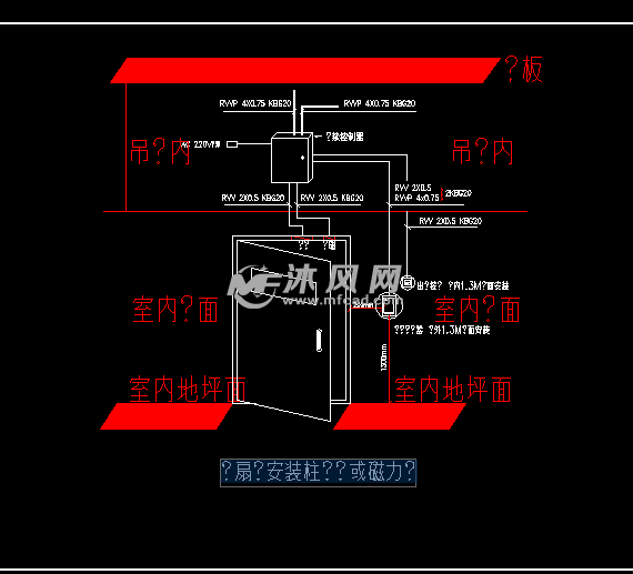 單扇門安裝柱銷鎖或磁力鎖