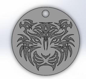 线切割模型—虎头图纸合集的封面图