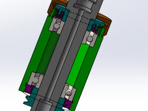 数控镗铣床的主轴结构