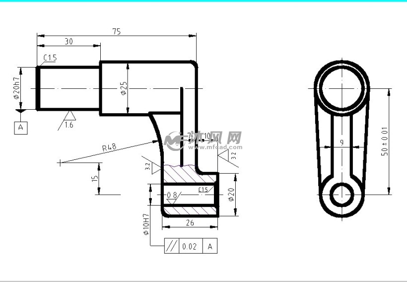 异形杠杆零件车削夹具设计与零件加工