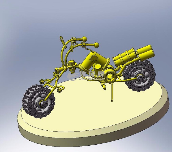 sw创意摩托车设计模型 乘用车图纸 沐风网