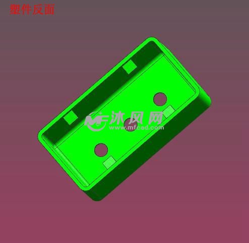 电气盒弹簧侧向分型抽芯注塑模具设计-方盒盖【三维ug】