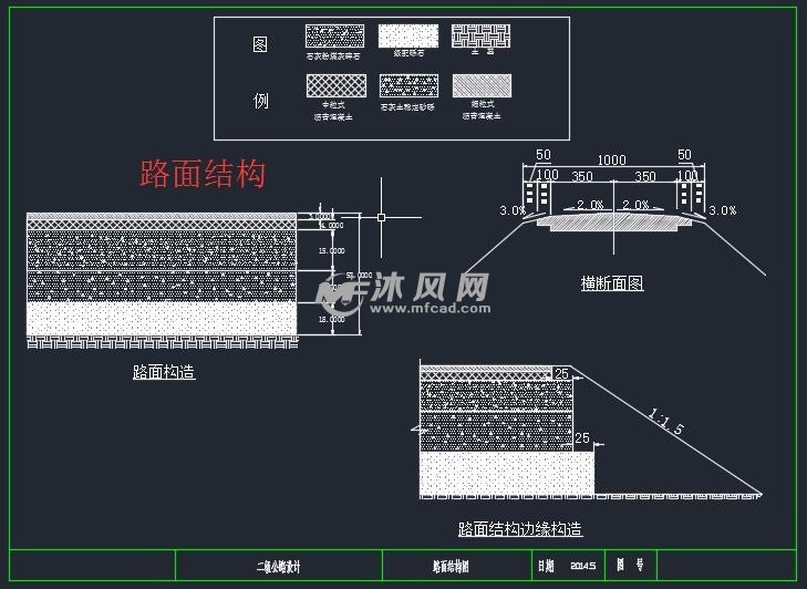 路面10米寬二級公路設計