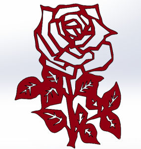 剪纸-玫瑰花与莲花图纸合集的封面图